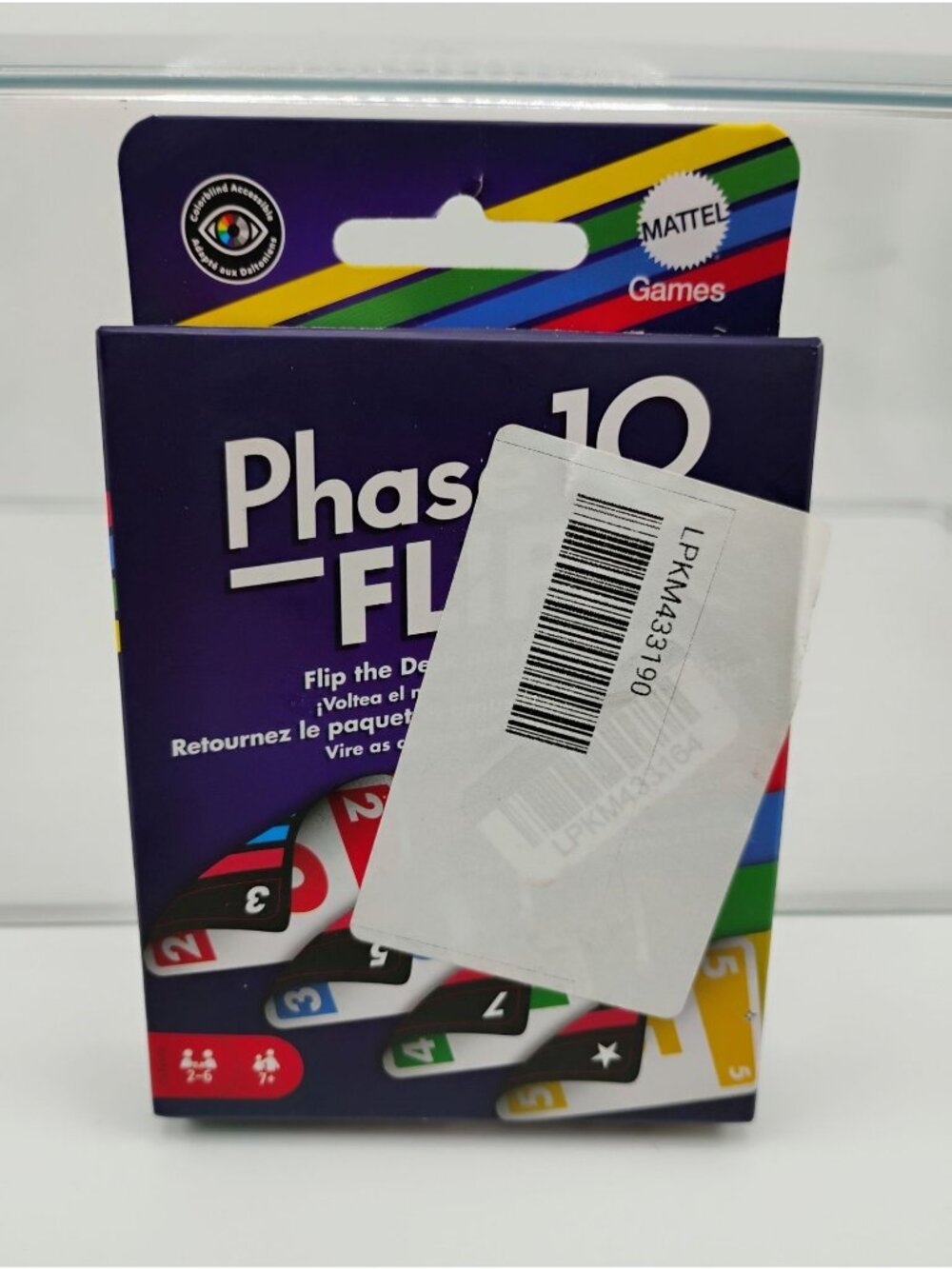 Phase 10 Flip Card Game By Mattel  Family Fun For Ages 7 & Up